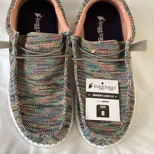 Women’s Size 7 Frogg Toggs Java 2.0 Shoes look like Hey Dude